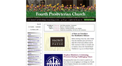 Desktop Screenshot of fourthchurch.org