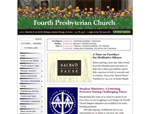 Tablet Screenshot of fourthchurch.org